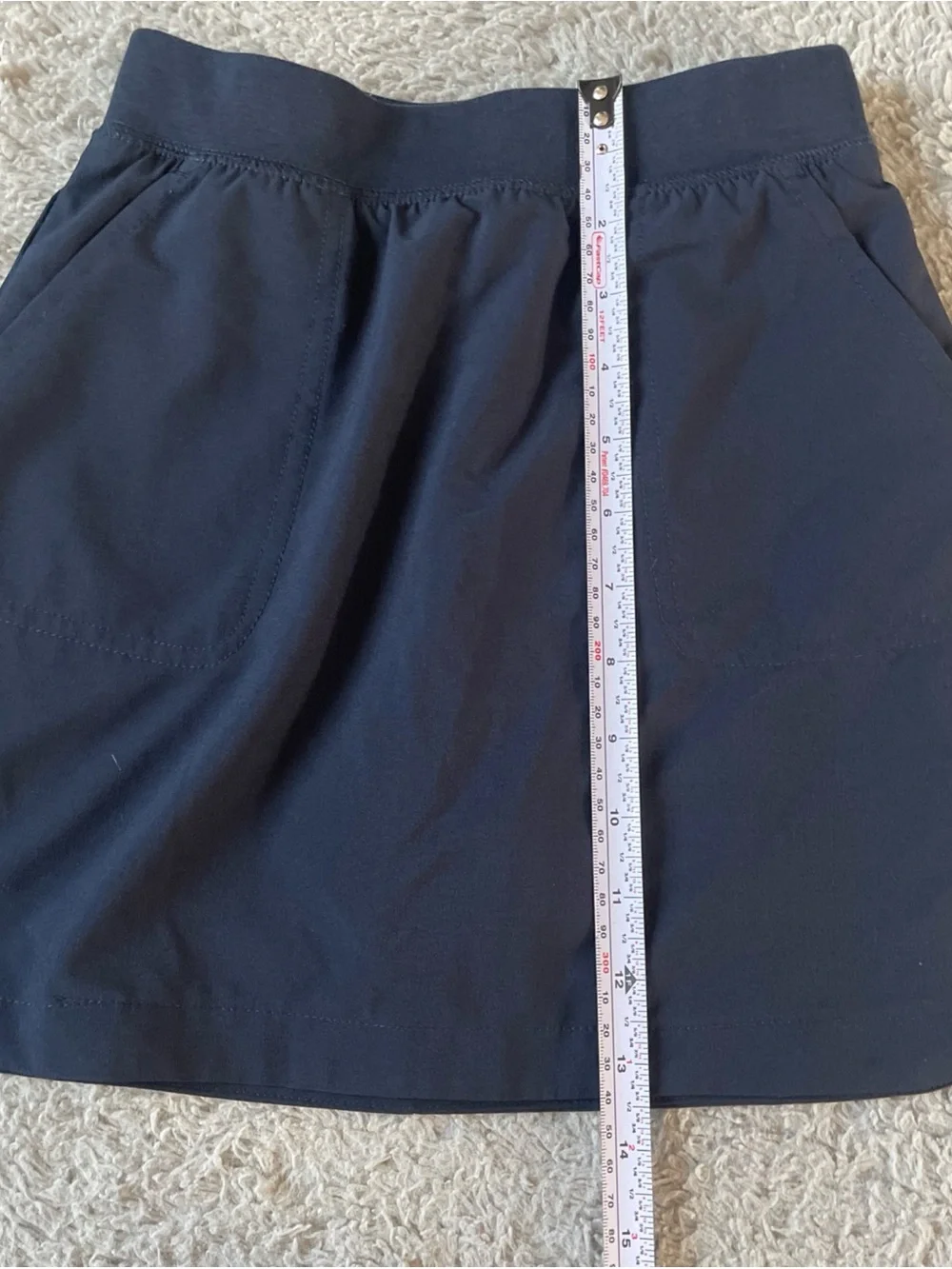 Izod Girls School Uniform Skirt Athletic Skort Pull On Navy Blue Size 7